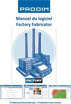 Manuel du logiciel Factory Fabricator - Prodim