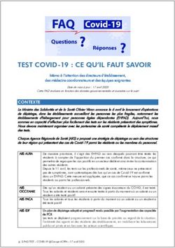 TEST COVID-19 : CE QU'IL FAUT SAVOIR - Groupe ACPPA
