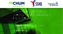 VIH et autres infections chroniques: complications vasculaires - Madeleine Durand, MD MSc FRCPC CHUM / CRCHUM - SSVQ