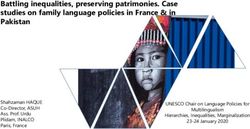 Battling inequalities, preserving patrimonies. Case studies on family language policies in France & in Pakistan - HAL-SHS