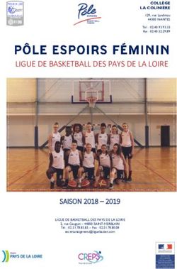 LIGUE DE BASKETBALL DES PAYS DE LA LOIRE - SAISON 2018 2019 - Quomodo