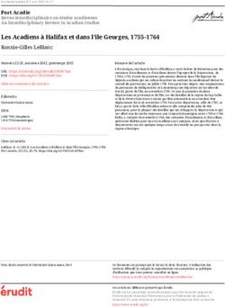 Les Acadiens à Halifax et dans l'île Georges, 1755-1764 - Érudit