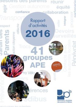 41 2016 Rapport d'activités - APE VAUD
