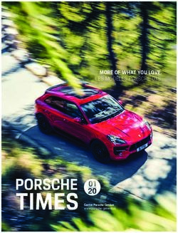 MORE OF WHAT YOU LOVE. LES MODÈLES PORSCHE GTS - Centre Porsche Genève www.porsche-geneve.ch