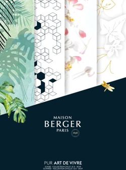 PUR ART DE VIVRE SUISSE - COLLECTION CYCLE 2019 - Imbiex SA