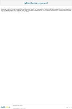 Mésothéliome pleural - ONCO BFC