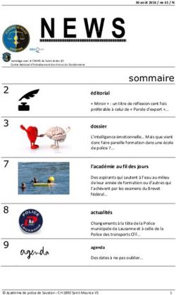 Sommaire - Acad&eacute;mie de police de Savatan