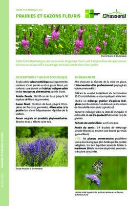 PRAIRIES ET GAZONS FLEURIS - FICHE TH&Eacute;MATIQUE 3/8 - Parc Chasseral