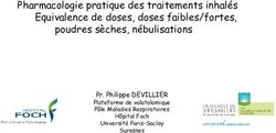 Pharmacologie pratique des traitements inhal&eacute;s Equivalence de doses, doses faibles/fortes, poudres s&egrave;ches, n&eacute;bulisations - Pr. Philippe DEVILLIER