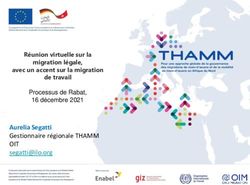 Aurelia Segatti Gestionnaire r&eacute;gionale THAMM - OIT - R&eacute;union virtuelle sur la migration l&eacute;gale