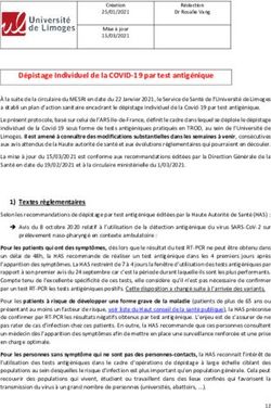Dépistage Individuel de la COVID-19 par test antigénique