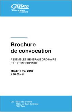 Brochure de convocation - ASSEMBLÉE GÉNÉRALE ORDINAIRE ET EXTRAORDINAIRE Mardi 15 mai 2018 à 10:00 CET - Groupe Casino