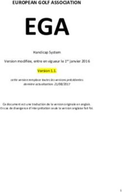 EGA EUROPEAN GOLF ASSOCIATION - Swiss Golf