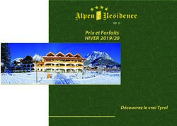 HOTEL SUITEN Prix et Forfaits - HIVER 2019/20 - Hotel Alpen Residence