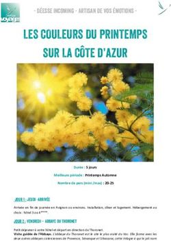 LES COULEURS DU PRINTEMPS - SUR LA CÔTE d'azur - Déesse incoming - Artisan de vos émotions - Déesse Incoming