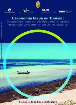 L' &eacute;conomie bleue en Tunisie : Opportunit&eacute; pour un d&eacute;veloppement int&eacute;gr&eacute; et durable de la mer et des zones c&ocirc;ti&egrave;res - World Bank Documents