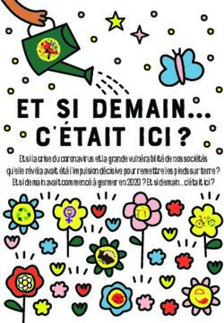 ET SI DEMAIN... C'ÉTAIT ICI ? - Manu Robles Arangiz Fundazioa