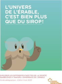 L'UNIVERS DE L'ÉRABLE, C'EST BIEN PLUS QUE DU SIROP! - EXPLORER LES DIFFÉRENTES FACETTES DE LA SOCIÉTÉ QUÉBÉCOISE À TRAVERS L'EXPÉRIENCE DE ...