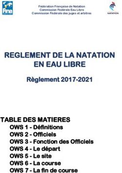 REGLEMENT DE LA NATATION EN EAU LIBRE - FFN