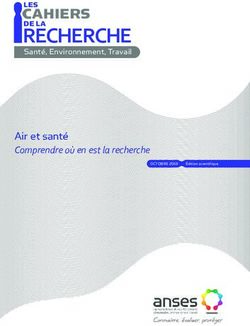 RECHERCHE AHIERS - Air et santé Comprendre où en est la recherche - Anses