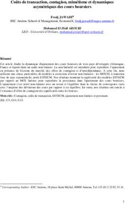 Coûts de transaction, contagion, mimétisme et dynamiques asymétriques des cours boursiers
