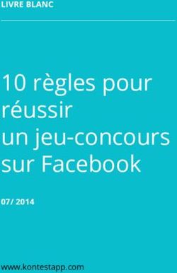 10 règles pour réussir un jeu-concours sur Facebook - LIVRE BLANC - 07/ 2014 www.kontestapp.com