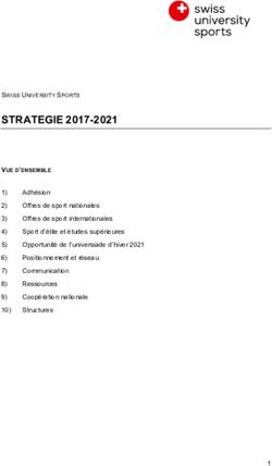 STRATEGIE 2017-2021 - Swiss University Sports