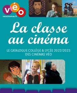 La classe au cin&eacute;ma LE CATALOGUE COLL&Egrave;GE & LYC&Eacute;E 2022/2023 DES CIN&Eacute;MAS V&Eacute;O - veocinemas.fr