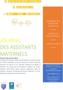 JOURNAL DES ASSISTANTS MATERNELS - Centre social AJR