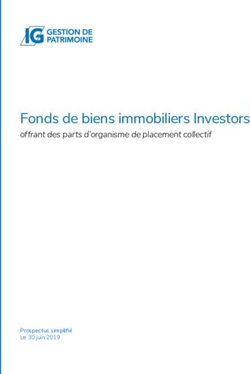 Fonds de biens immobiliers Investors - offrant des parts d'organisme de placement collectif - Groupe Investors