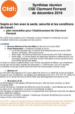 Synthèse réunion CSE Clermont Ferrand de décembre 2019 - FCE-CFDT