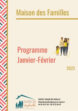 Maison des Familles - Programme Janvier-Février 2023