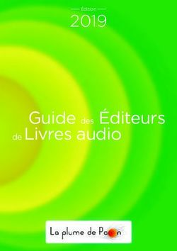 De Livres audio - 2019 Guide des &Eacute;diteurs - La Plume de Paon