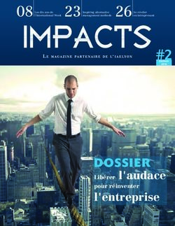Dossier l'entreprise pour r&eacute;inventer - Janvier 2016
