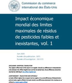 Impact économique mondial des limites maximales de résidus de pesticides faibles et inexistantes, vol.