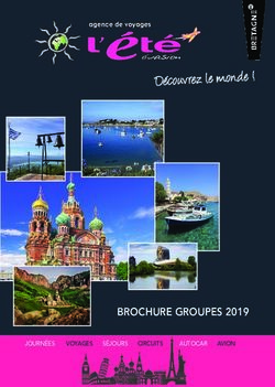 BROCHURE GROUPES 2019 - D&eacute;couv rez le mon de ! - JOURN&Eacute;ES VOYAGES S&Eacute;JOURS CIRCUITS AUTOCAR AVION - Agence de voyage Brest, landerneau