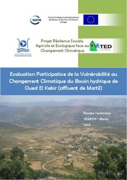 Evaluation Participative de la Vulnérabilité au Changement Climatique du Bassin hydrique de Oued El Kebir (affluent de Martil) - (SEARCH) Projet ...