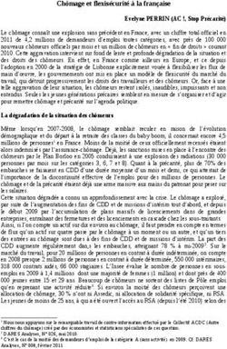 Chômage et flexisécurité à la française