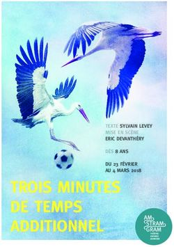 TROIS MINUTES DE TEMPS ADDITIONNEL - Le Th&eacute;&acirc;tre Am Stram Gram
