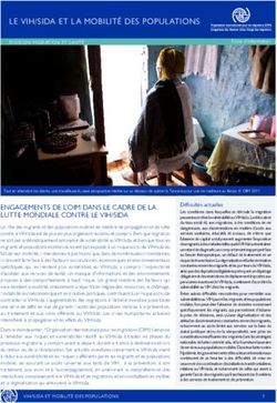 LE VIH/SIDA ET LA MOBILITÉ DES POPULATIONS - International Organization ...