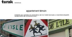 Appartement témoin michel laubu Installation pour spectateurs en promenade au sein d'un habitat recomposé, un ensemble de dispositifs meubles ...