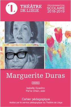 Marguerite Duras - SCOLAIRE 2018-2019 PROGRAMMATION - Th&eacute;&acirc;tre de Li&egrave;ge