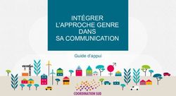 INTÉGRER L'APPROCHE GENRE DANS SA COMMUNICATION - Guide d'appui - Plateforme ...