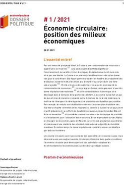 Économie circulaire: position des milieux économiques - Economiesuisse