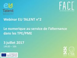 Webinar EU TALENT n 2 Le numerique au service de l'alternance dans les TPE/PME 3 juillet 2017 - 14h30 - 16h - Fondation FACE