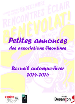 Petites annonces des associations bisontines - Recueil automne-hiver 2014-2015