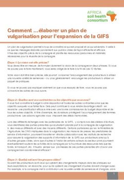 Comment élaborer un plan de vulgarisation pour l'expansion de la GIFS