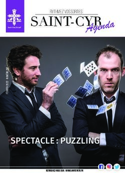 SAINT-CYR SPECTACLE : PUZZLING - Rythmez vos sorties - Saint-Cyr-l'École