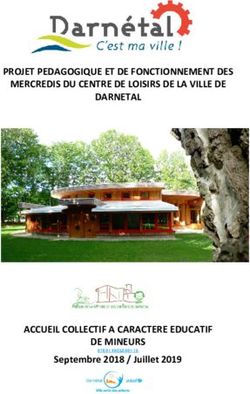 PROJET PEDAGOGIQUE ET DE FONCTIONNEMENT DES MERCREDIS DU CENTRE DE LOISIRS DE LA VILLE DE DARNETAL - ACCUEIL COLLECTIF A CARACTERE EDUCATIF DE MINEURS