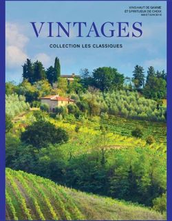 VINS HAUT DE GAMME ET SPIRITUEUX DE CHOIX MAI ET JUIN 2018 - Vintages